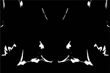 Farklı desenlere sahip soyut grunge arkaplanı, siyah ve beyaz 