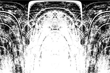 Beton siyah beyaz çatlaklar