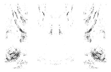 Grunge dikey olarak simetrik siyah beyaz doku. Tek renkli yıpranmış kaplama deseni. 