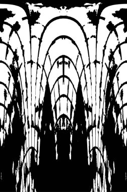 Eski soyut siyah beyaz arkaplan, grunge dokusu