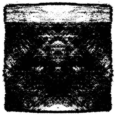 Farklı desenlere sahip soyut grunge arkaplanı, siyah ve beyaz 