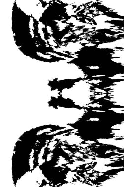 Farklı desenlere sahip soyut grunge arkaplanı, siyah ve beyaz 