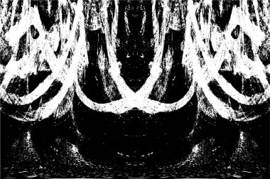 Farklı desenlere sahip soyut grunge arkaplanı, siyah ve beyaz 