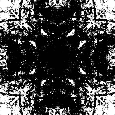 Farklı desenlere sahip soyut grunge arkaplanı, siyah ve beyaz 