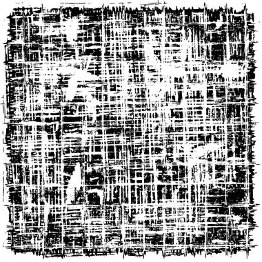 Farklı desenlere sahip soyut grunge arkaplanı, siyah ve beyaz 