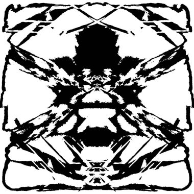 Farklı desenlere sahip soyut grunge arkaplanı, siyah ve beyaz 