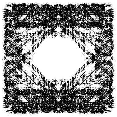 Farklı desenlere sahip soyut grunge arkaplanı, siyah ve beyaz 