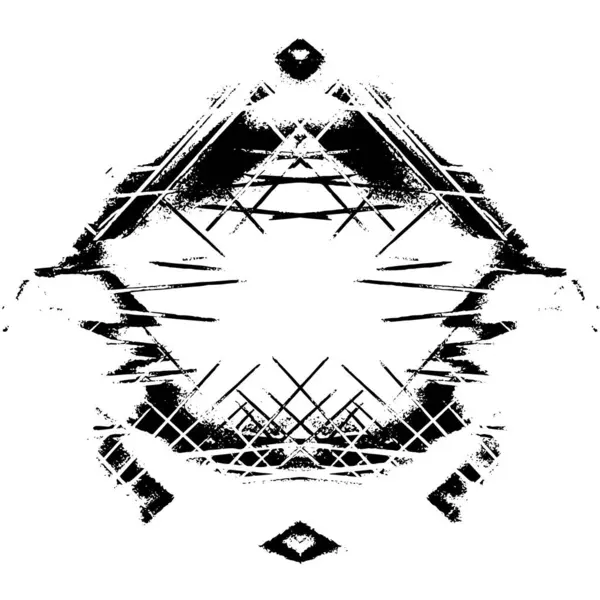 Gelecekçi soyut grunge geometrik modern desen 