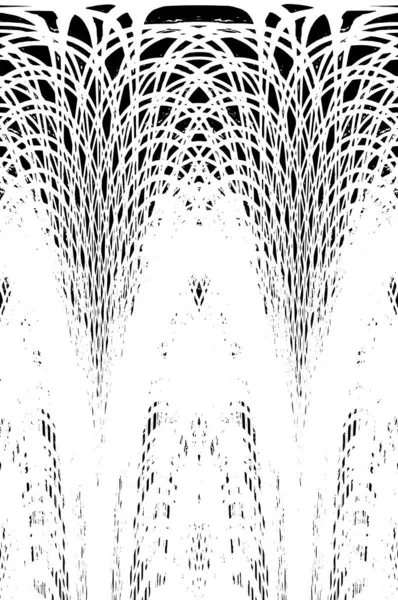 Grunge dikey olarak simetrik siyah beyaz doku. Tek renkli yıpranmış kaplama deseni. 