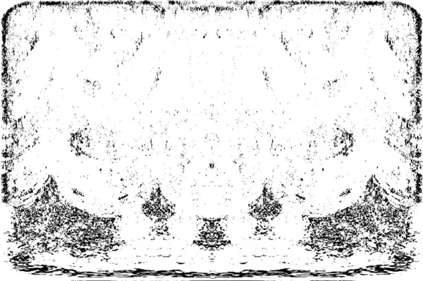 Grunge dikey olarak simetrik siyah beyaz doku. Tek renkli yıpranmış kaplama deseni. 