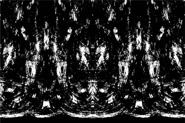 Бесшовный Абстрактный Черно Белый Узор — стоковый вектор