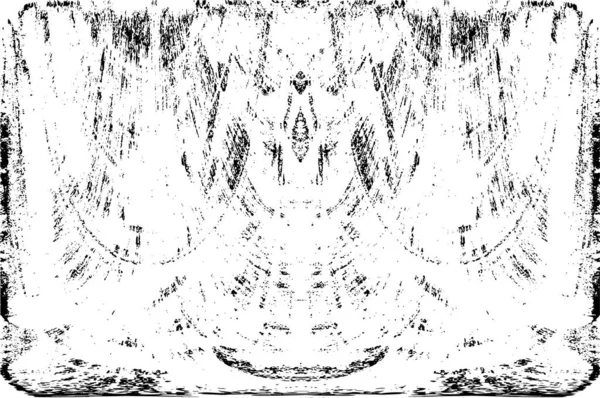 Grunge dikey olarak simetrik siyah beyaz doku. Tek renkli yıpranmış kaplama deseni. 