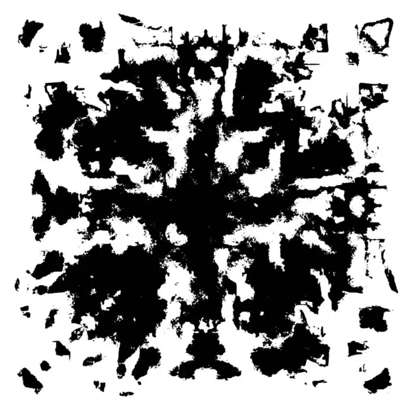 Черный Белый Монохромный Старый Гранж Винтажный Фон Абстрактный Текстура Ретро — стоковый вектор