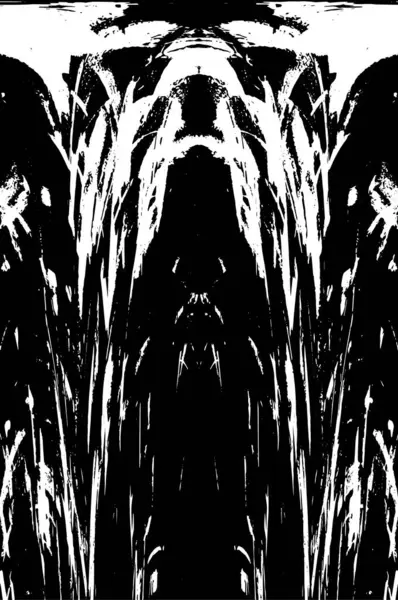 Farklı desenlere sahip soyut grunge arkaplanı, siyah ve beyaz 