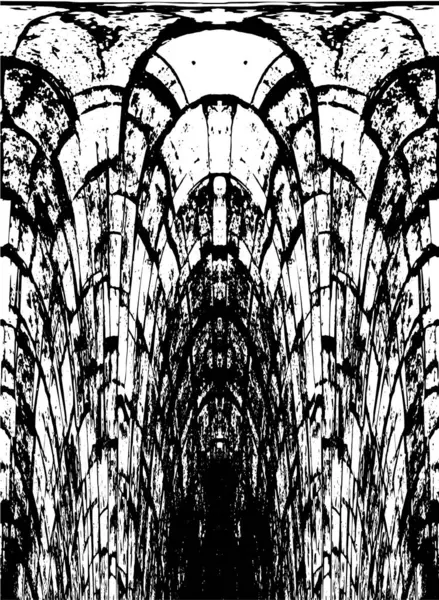 Farklı desenlere sahip soyut grunge arkaplanı, siyah ve beyaz 