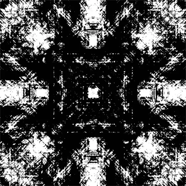 Farklı desenlere sahip soyut grunge arkaplanı, siyah ve beyaz 