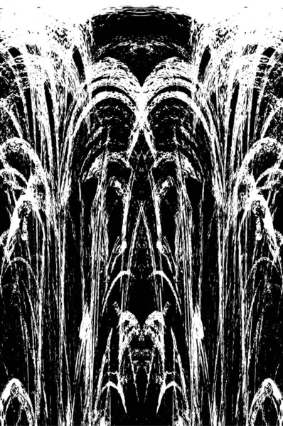 Farklı desenlere sahip soyut grunge arkaplanı, siyah ve beyaz 