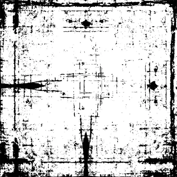 Farklı desenlere sahip soyut grunge arkaplanı, siyah ve beyaz 