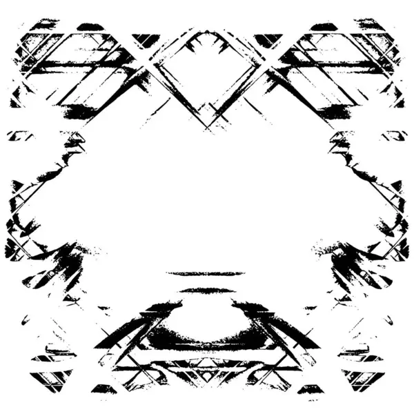 Farklı desenlere sahip soyut grunge arkaplanı, siyah ve beyaz 