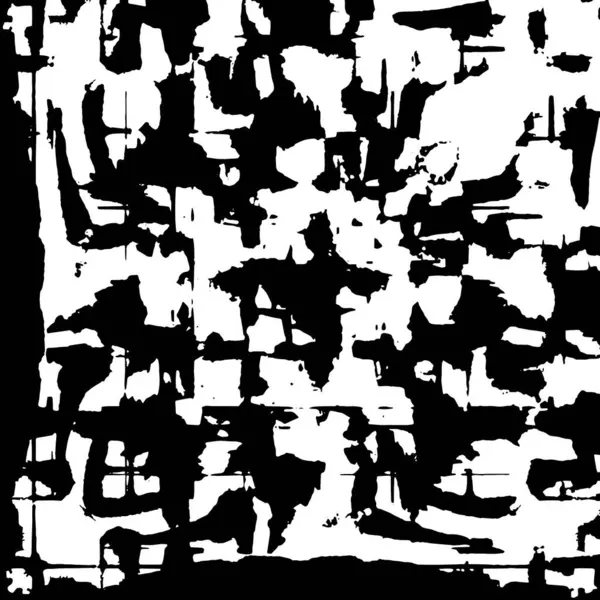 Farklı desenlere sahip soyut grunge arkaplanı, siyah ve beyaz 