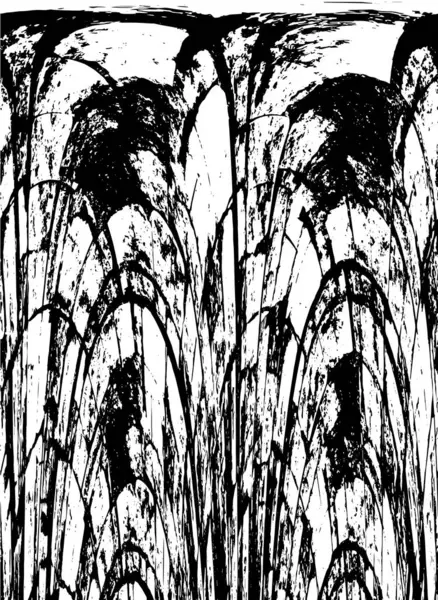 Farklı desenlere sahip soyut grunge arkaplanı, siyah ve beyaz 