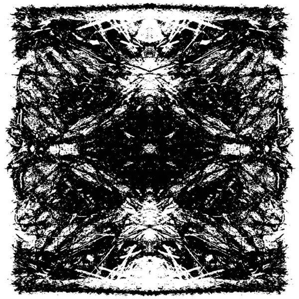 Farklı desenlere sahip soyut grunge arkaplanı, siyah ve beyaz 