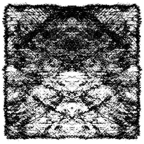 Black White Grunge Pattern Monochrome Background — Vector de stock