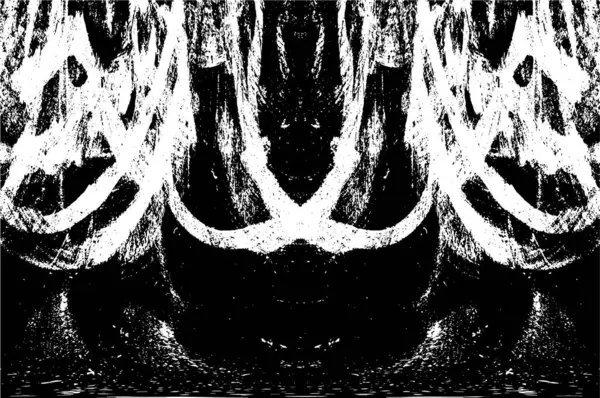 Fond Grunge Abstrait Avec Des Motifs Différents Noir Blanc — Image vectorielle