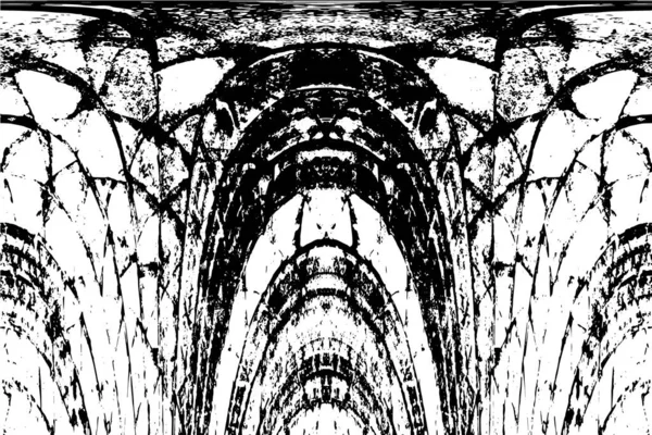 Farklı desenlere sahip soyut grunge arkaplanı, siyah ve beyaz 