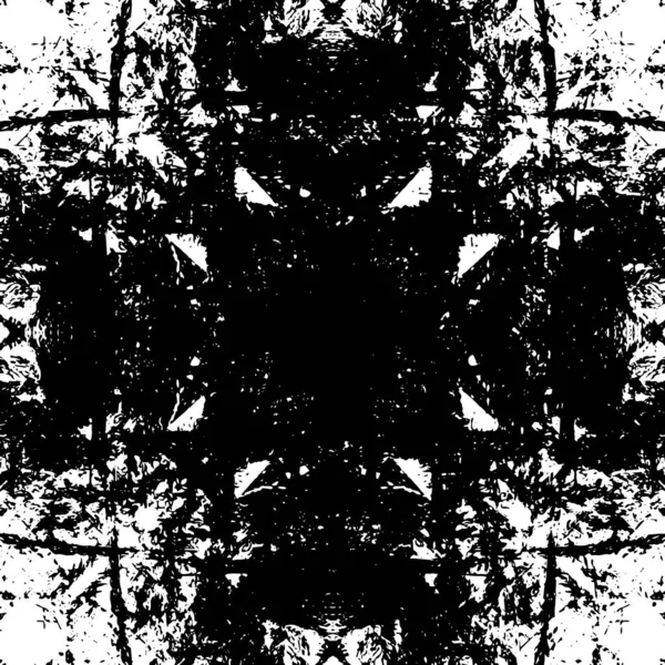 Farklı desenlere sahip soyut grunge arkaplanı, siyah ve beyaz 