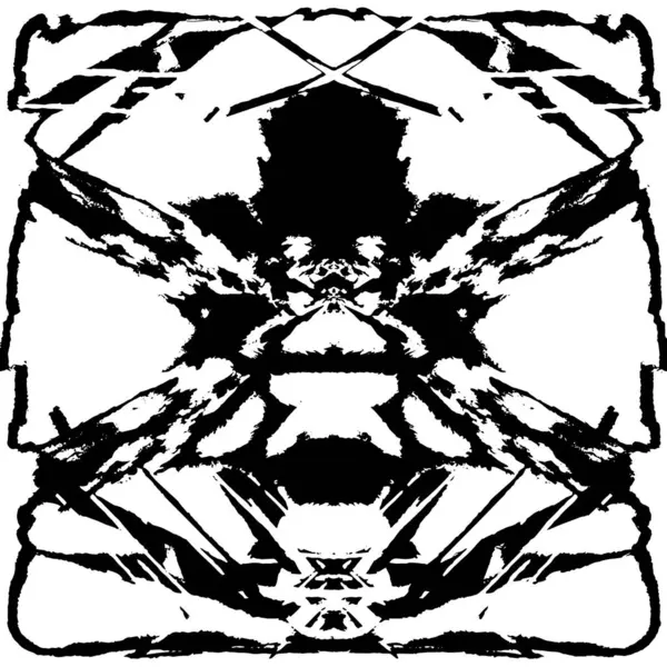 Farklı desenlere sahip soyut grunge arkaplanı, siyah ve beyaz 