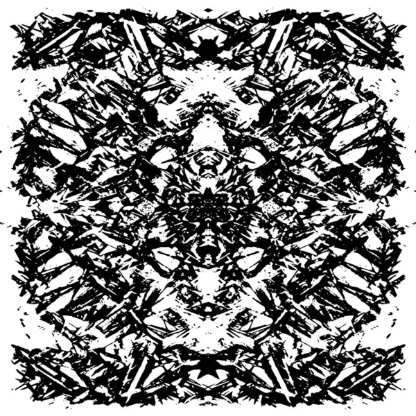 Farklı desenlere sahip soyut grunge arkaplanı, siyah ve beyaz 