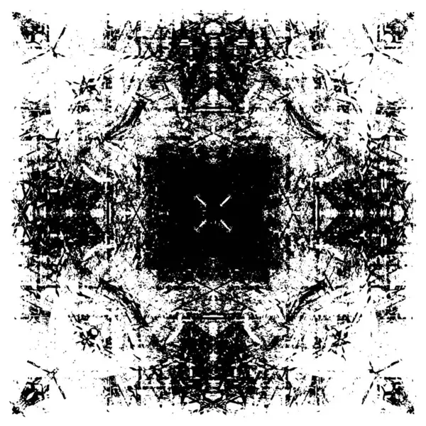 Farklı desenlere sahip soyut grunge arkaplanı, siyah ve beyaz 