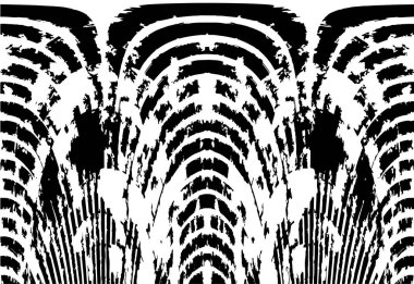 Farklı desenlere sahip soyut grunge arkaplanı, siyah ve beyaz 