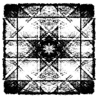 Farklı desenlere sahip soyut grunge arkaplanı, siyah ve beyaz 