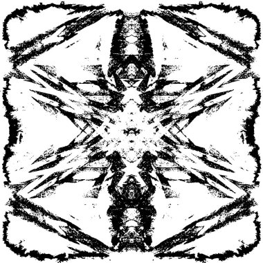 Farklı desenlere sahip soyut grunge arkaplanı, siyah ve beyaz 