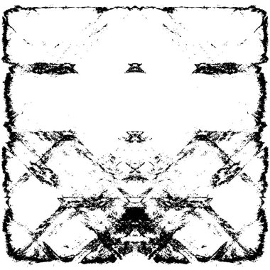 Farklı desenlere sahip soyut grunge arkaplanı, siyah ve beyaz 