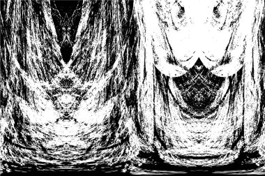 Beton siyah beyaz çatlaklar