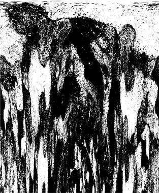 Farklı desenlere sahip soyut grunge arkaplanı, siyah ve beyaz 