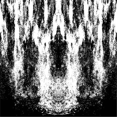 Farklı desenlere sahip soyut grunge arkaplanı, siyah ve beyaz 