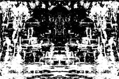 Farklı desenlere sahip soyut grunge arkaplanı, siyah ve beyaz 