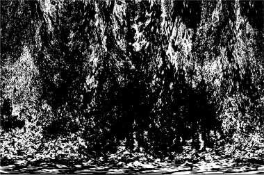 Farklı desenlere sahip soyut grunge arkaplanı, siyah ve beyaz 