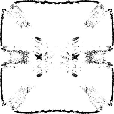 Farklı desenlere sahip soyut grunge arkaplanı, siyah ve beyaz 