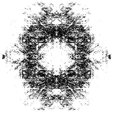 Farklı desenlere sahip soyut grunge arkaplanı, siyah ve beyaz 