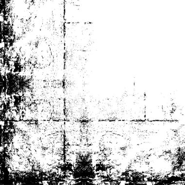 Farklı desenlere sahip soyut grunge arkaplanı, siyah ve beyaz 