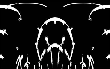 Beton siyah beyaz çatlaklar