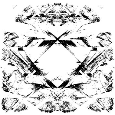 Farklı desenlere sahip soyut grunge arkaplanı, siyah ve beyaz 