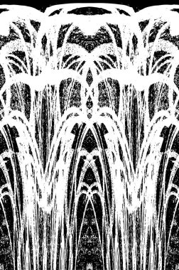 Beton siyah beyaz çatlaklar