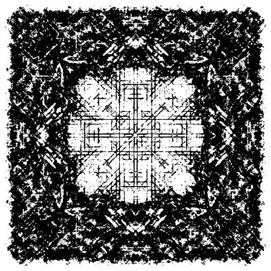 Eski soyut siyah beyaz arkaplan, grunge dokusu