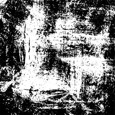 Eski soyut siyah beyaz arkaplan, grunge dokusu